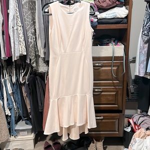 Ralph Lauren hi-lo dress in baby pink.  NWOT Size 10.